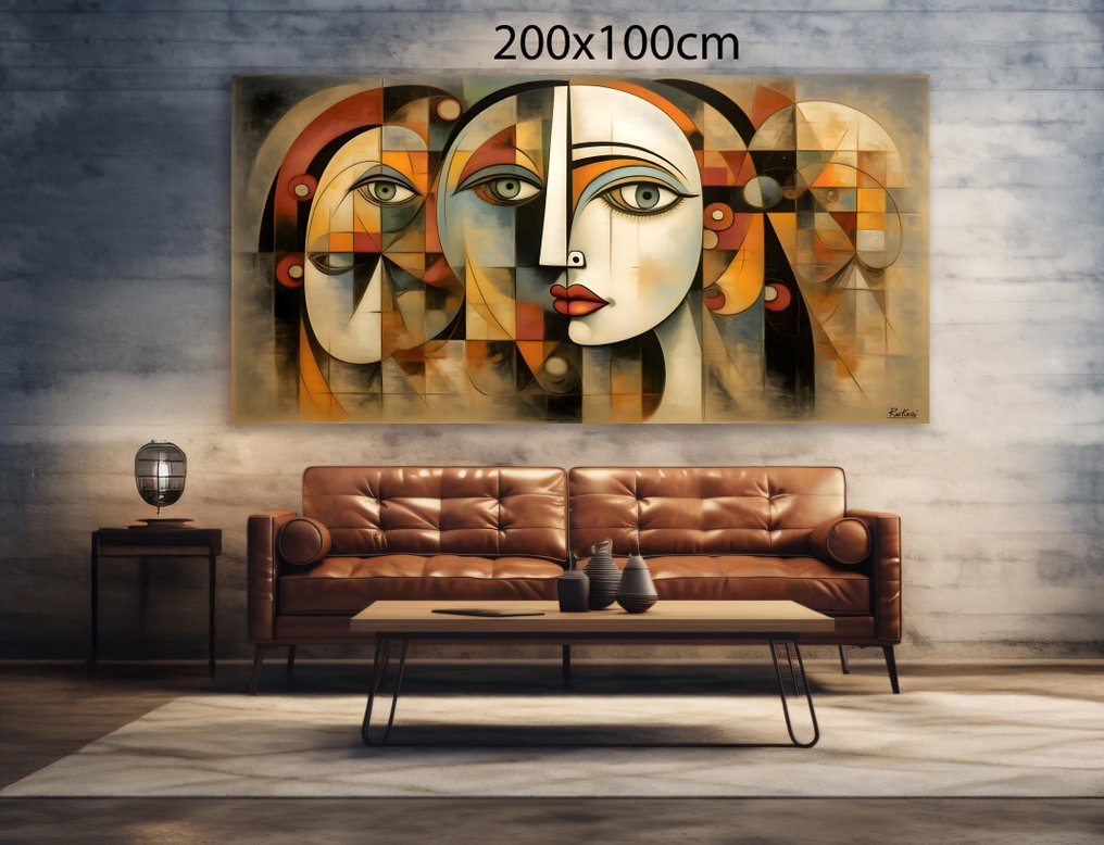 Oskar Rekozi - BigArt · Cubism - XXL - 1/1 Unique Piece #1.0