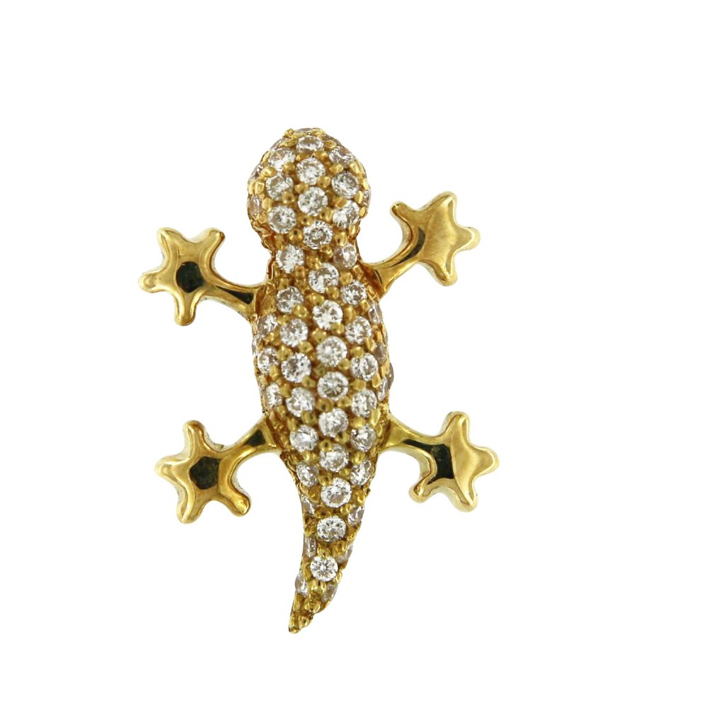 χωρίς τιμή ασφαλείας - Crivelli - Κρεμαστό κόσμημα - 18 καράτια Κίτρινο χρυσό -  0.24ct. tw. - Διαμάντι #1.0