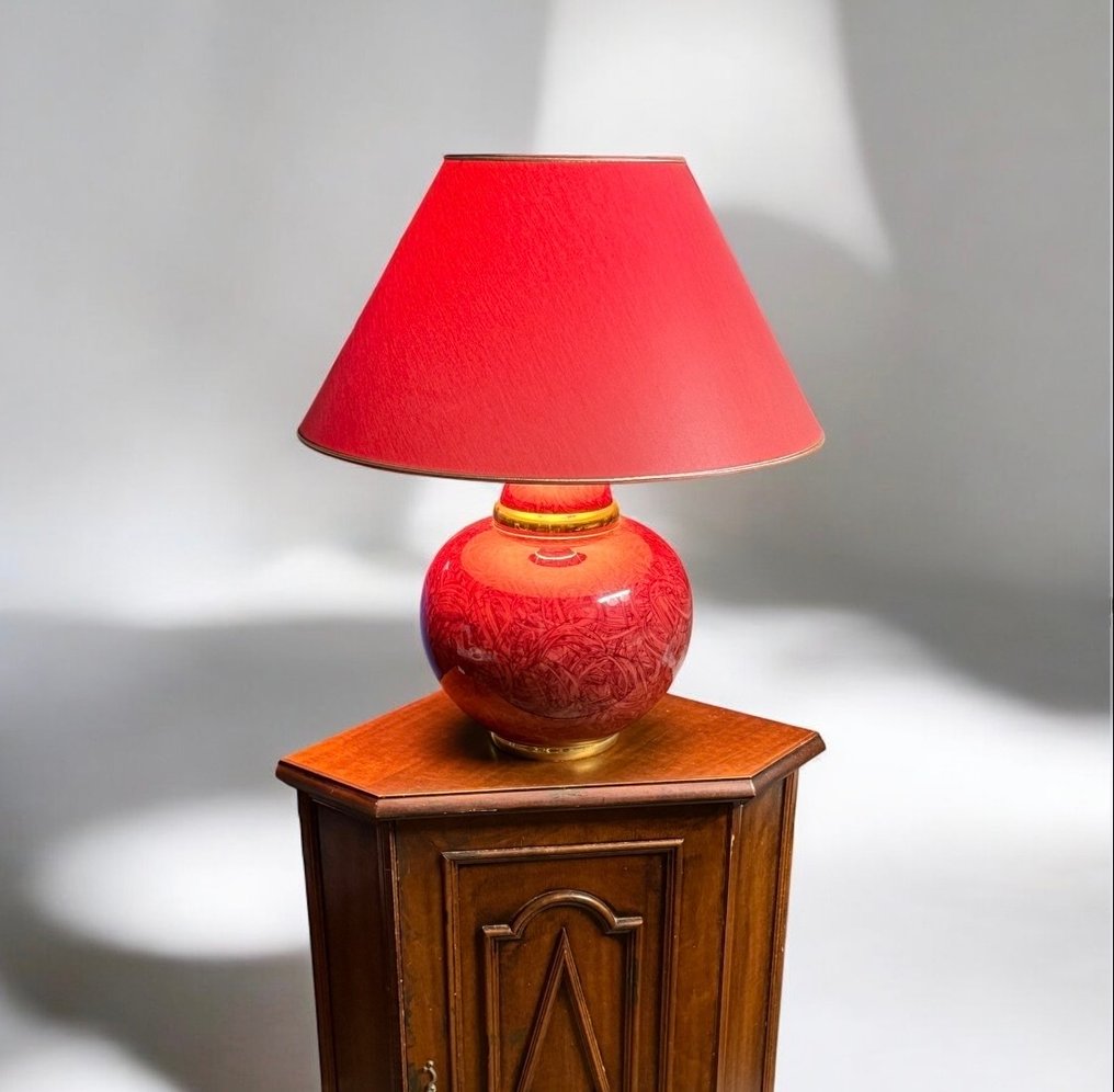 KOSTKA - 台灯 - Rondo Lpe PM - 纺织品, 瓷 - 法国 #1.0