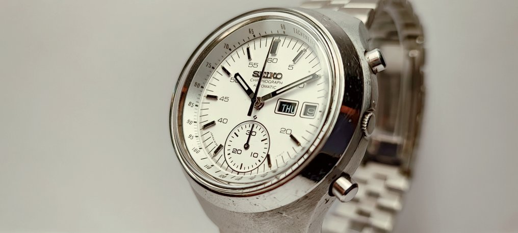 Seiko - 6139-7100 Chronograph Helmet Stormtrooper - Ingen mindstepris - Mænd - 1977 #1.0