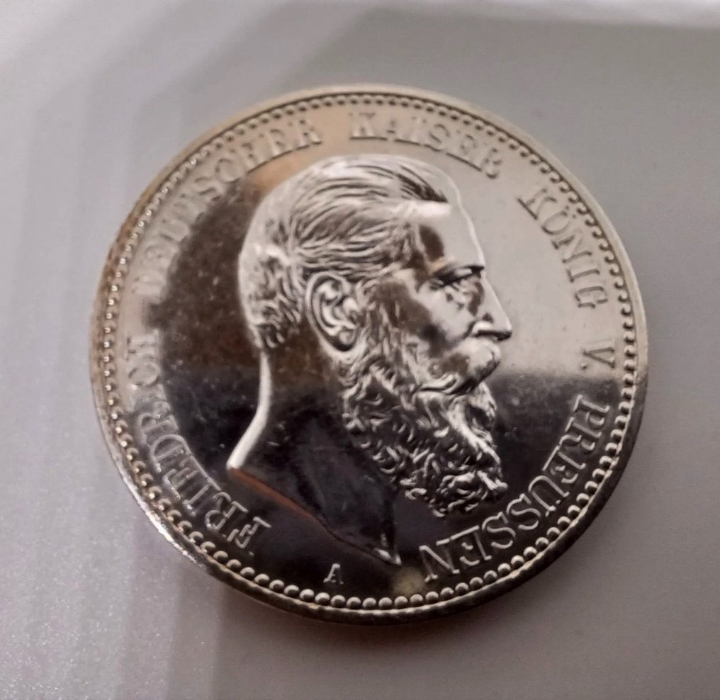 德意志帝國 Friedrich III (1888). 5 Mark 1888, Preussen #1.0