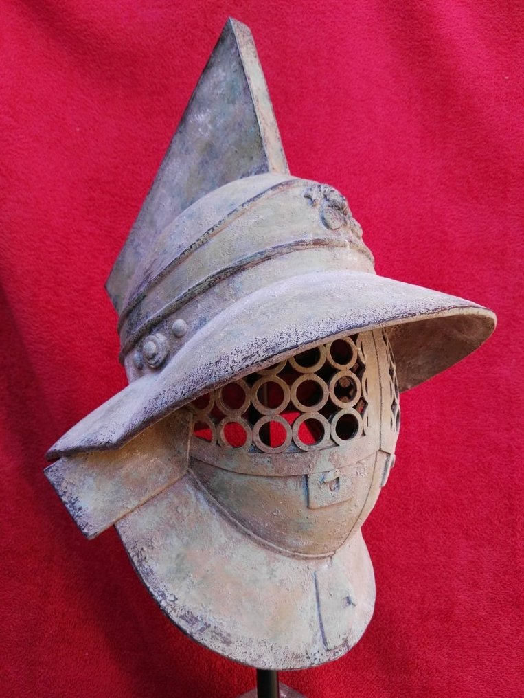 Κίνα - Ρωμαϊκή περικεφαλαία μονομάχου Πομπηίας (αντίγραφο) - Στρατιωτικό κράνος #3.2