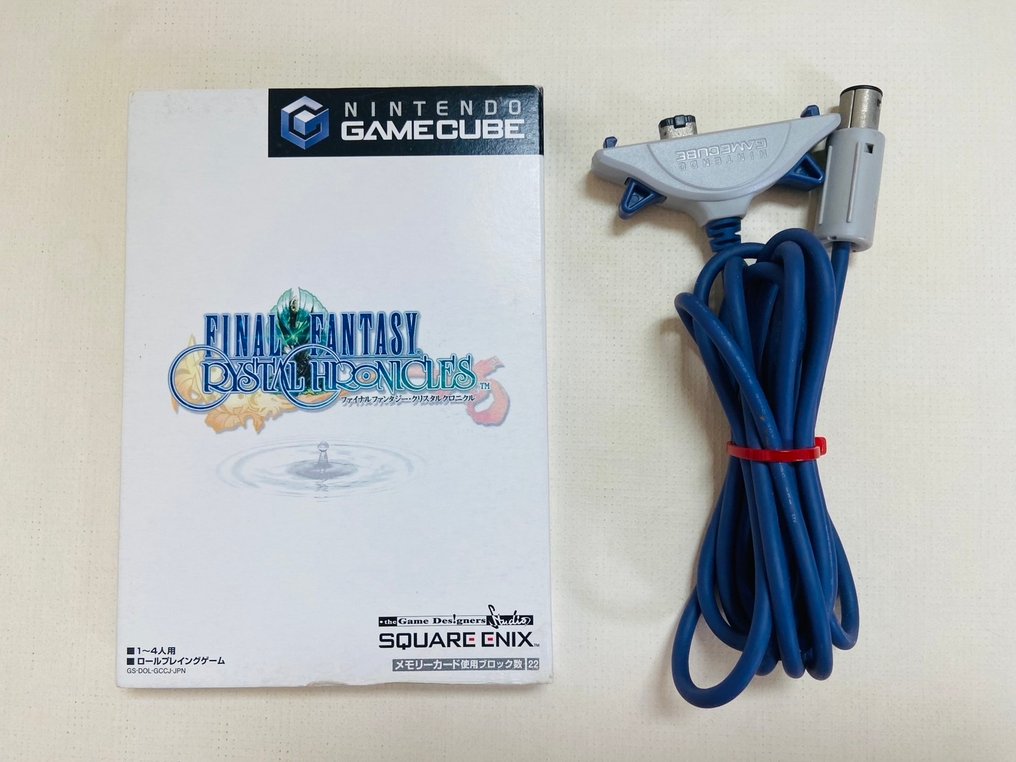 Nintendo, Square Enix - Gamecube - Final Fantasy Crystal Chronicles w/GBA cable Set ( Japanese ) - Βιντεοπαιχνίδια - Στην αρχική του συσκευασία #1.0