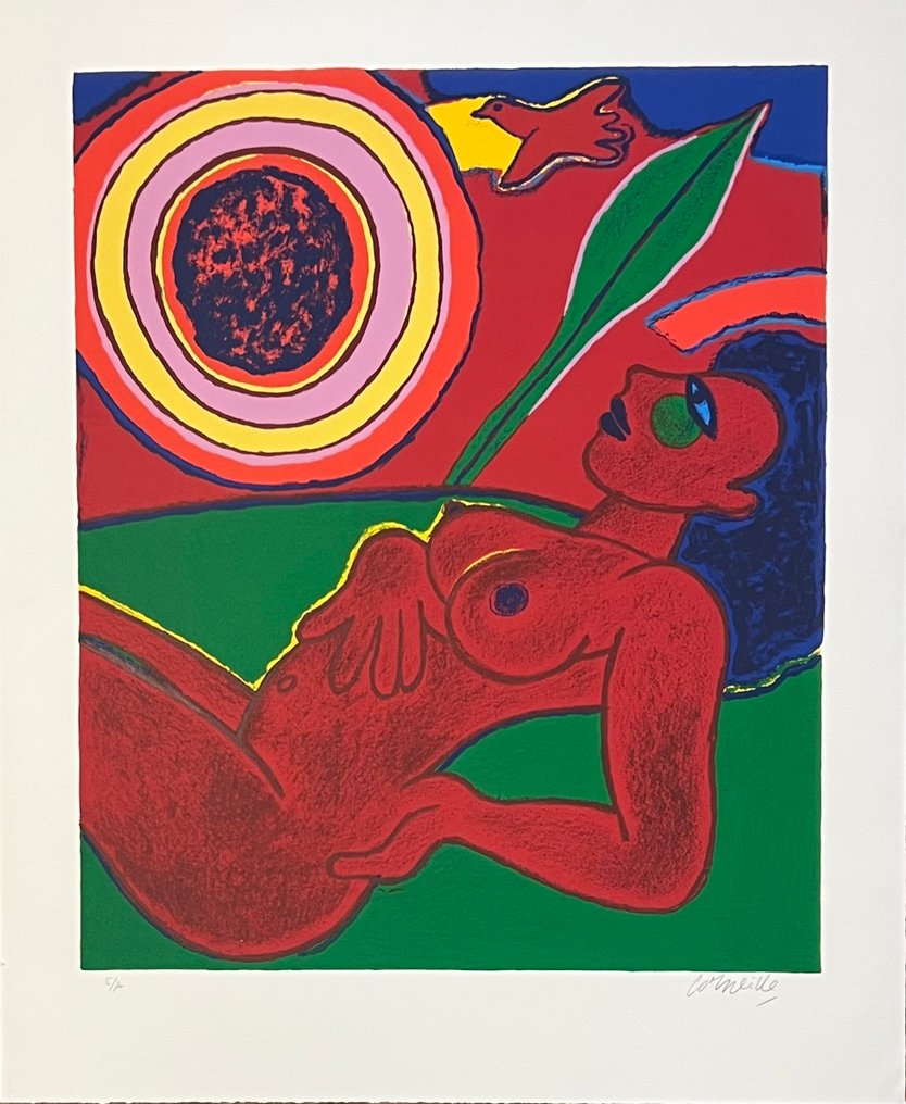 Corneille (1922-2010) - Exemplaire d'atelier : Les derniers feux du soleil #1.0