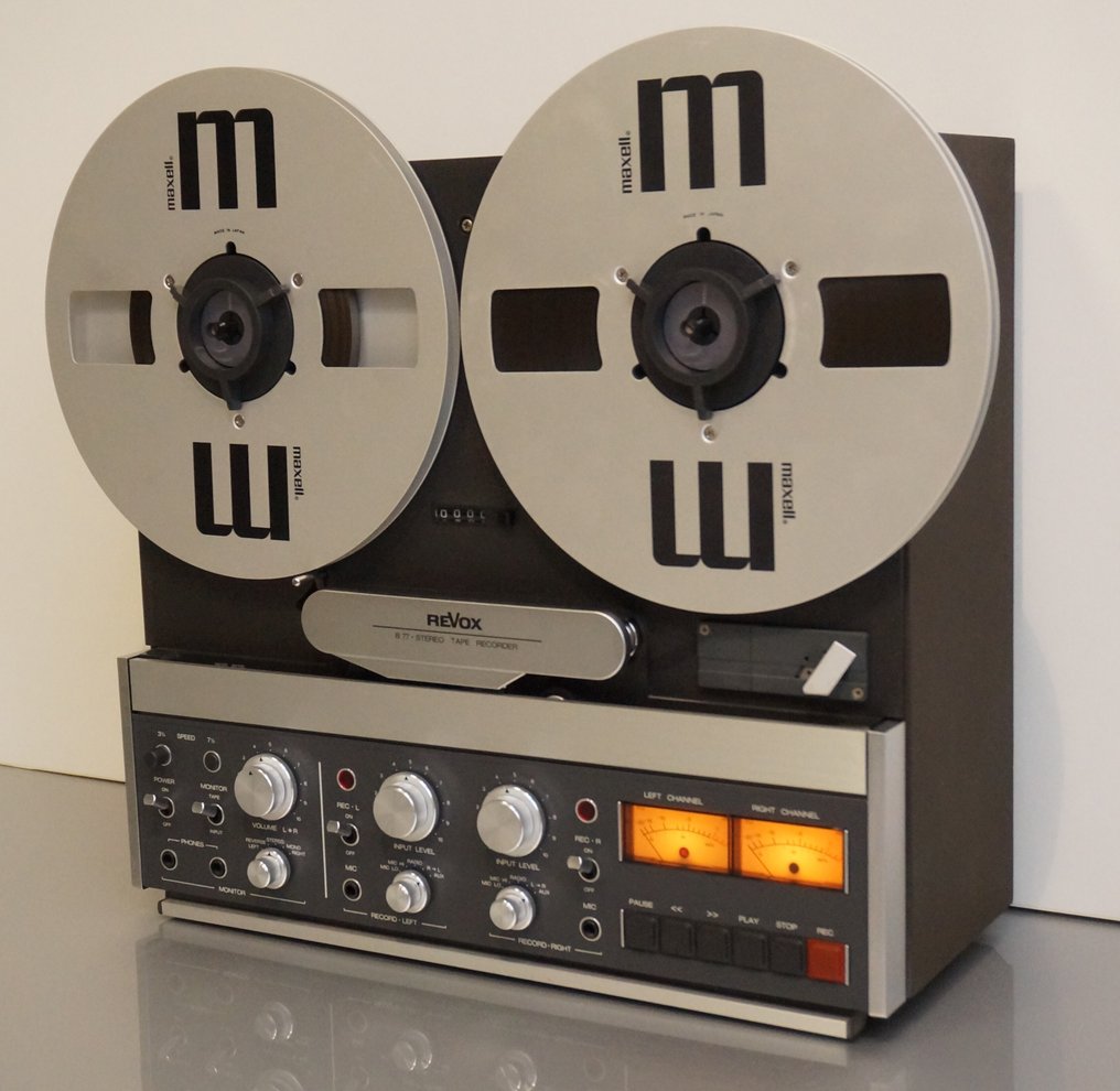 Revox - B-77 / 2轨 / 3电机 / 3头 / 原始用户手册 / Revox NAB 盤式磁帶機（26 厘米） #3.2