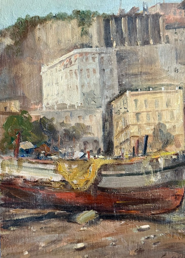 Giuseppe Aprea (1876-1946) - Marina di Napoli #3.2