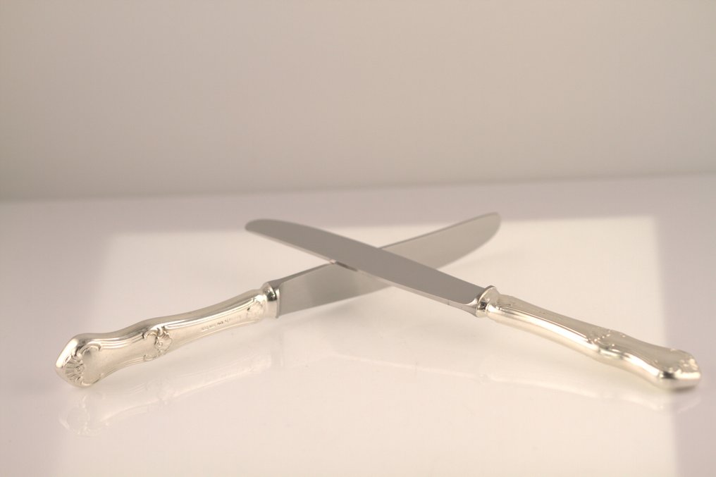 Guldsmedsaktiebolaget GAB - Τραπεζομάχαιρο (2) - MEMA - .830 silver #1.0