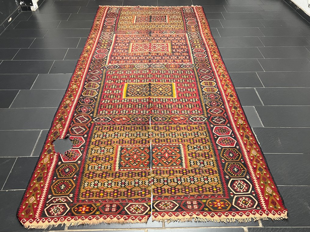 古老的哈萨克地毯 - 地毯 - 390 cm - 177 cm #4.3