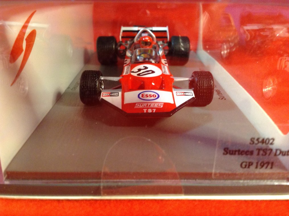 Spark 1:43 - 模型赛车 - ref. #S5402 Surtees Ford TS7 F.1 Dutch GP 1971 #30 Gijs van Lennep - 优质，几乎全新，如今难得一见。 #4.3