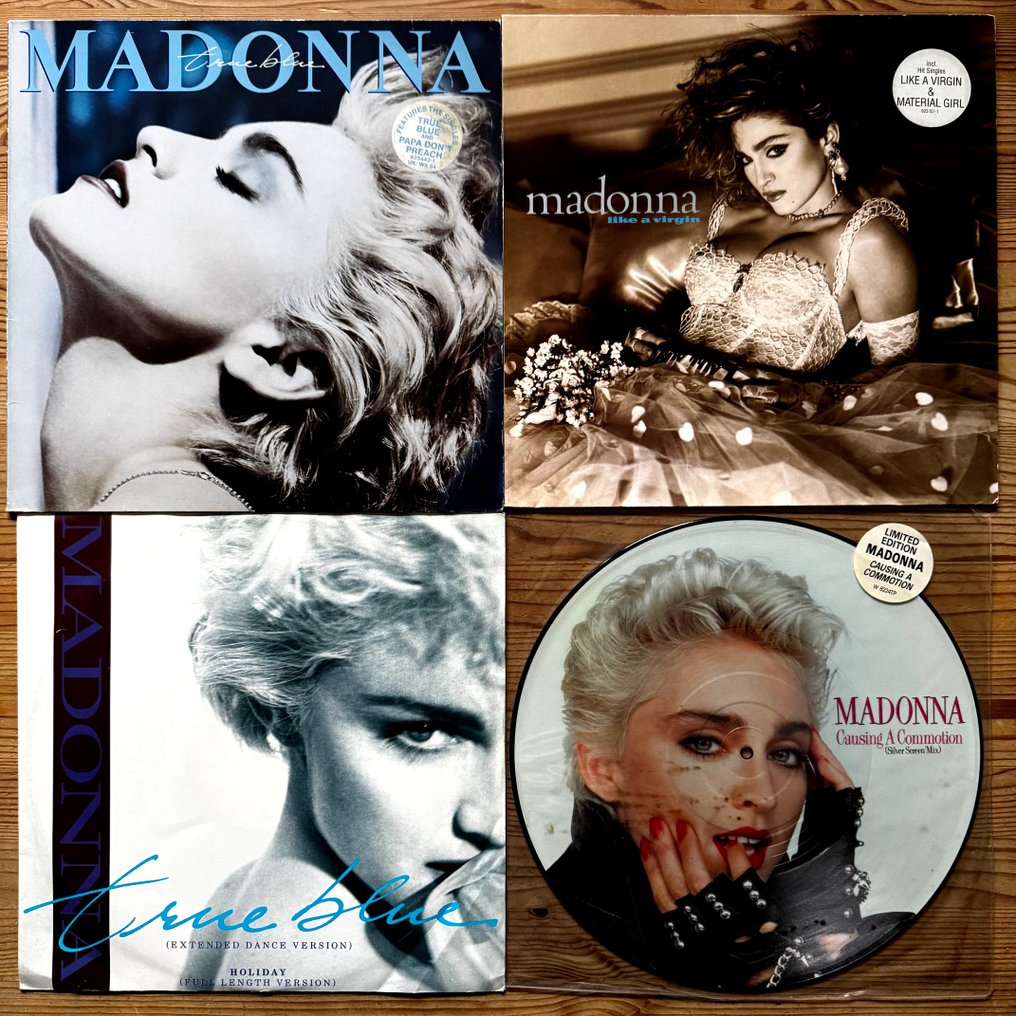 Madonna - MADONNA,  4 Great Records - 多個標題 - 黑膠唱片 - 立體聲 - 1984 #1.0