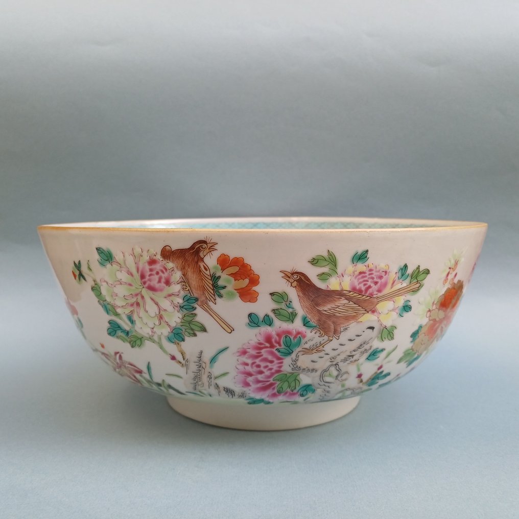 Μπολ - Famille Rose Punchkom - Πορσελάνη - Qianlong Punchbowl #2.1