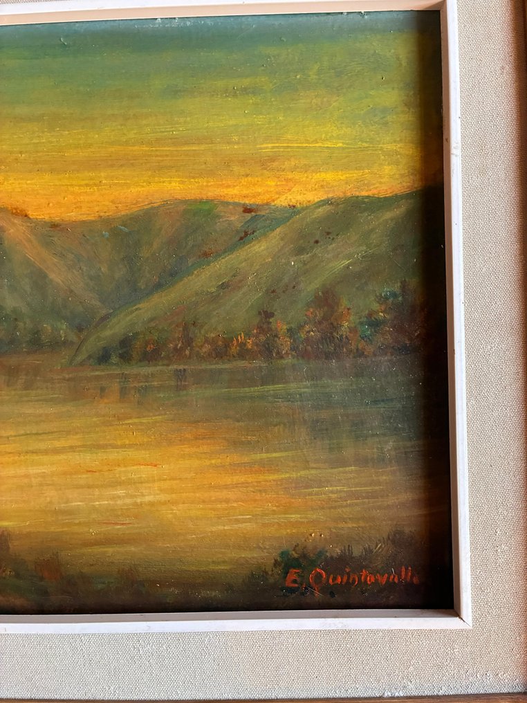 Ettore Quintavalla (1903-?) - Lago autunnale #3.2