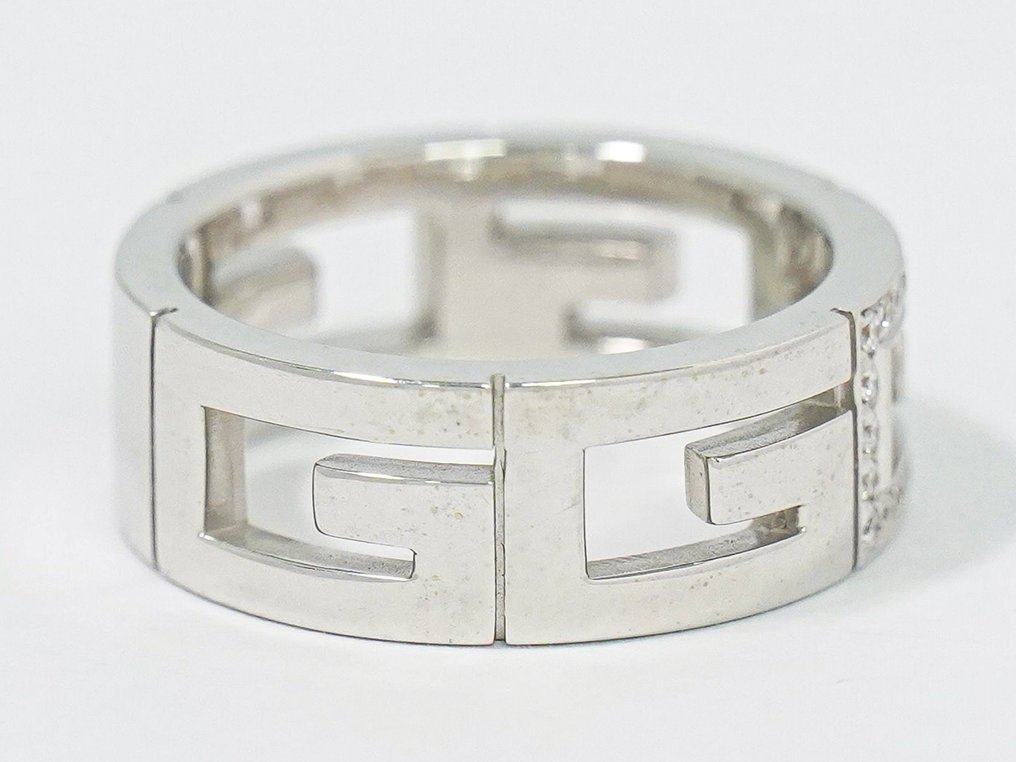 Gucci - 戒指 - Multipull - 18K包金 白金 钻石 (天然) #3.2