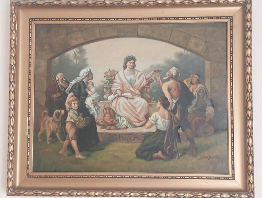 J.Bergmans (1891-1959) - Renaissance Schilderij #1.0