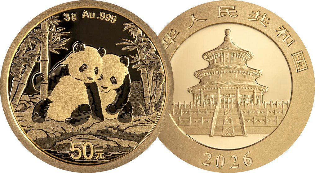 3 grammi - Oro .999 - 2026 - Panda fine gold #2.1