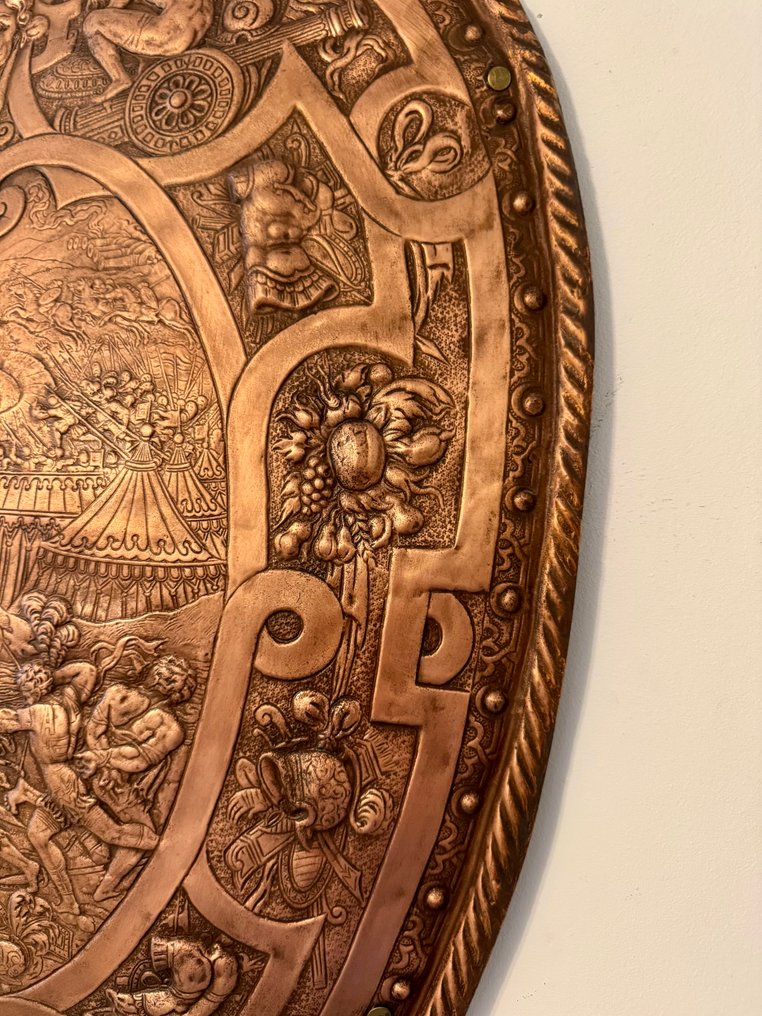 Skjold - Antik - Belgien - 1850-1900 #4.3