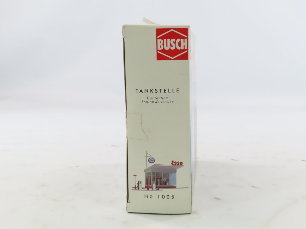 Busch H0 - 1005 - 模型火車建築 (1) - ESSO加油站“Dudok”的积木套装 #3.2