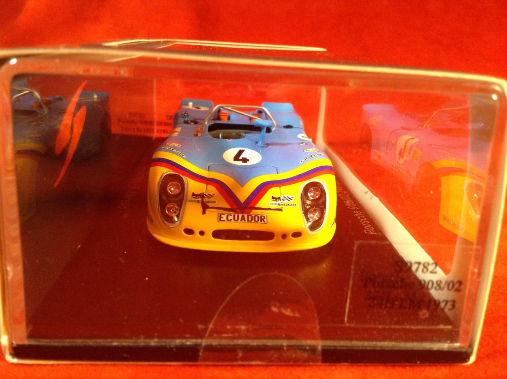 Spark 1:43 - Αγωνιστικό αυτοκίνητο μοντελισμού - ref.#S9782 Porsche 908/2K Sport Flunder "Ecuador-Marlboro" 7° Le Mans 1973 #4 Ortega/Merello - Εξαιρετική ποιότητα - αρκετά δύσκολο να βρεθεί σήμερα - σαν καινούριο. #4.3