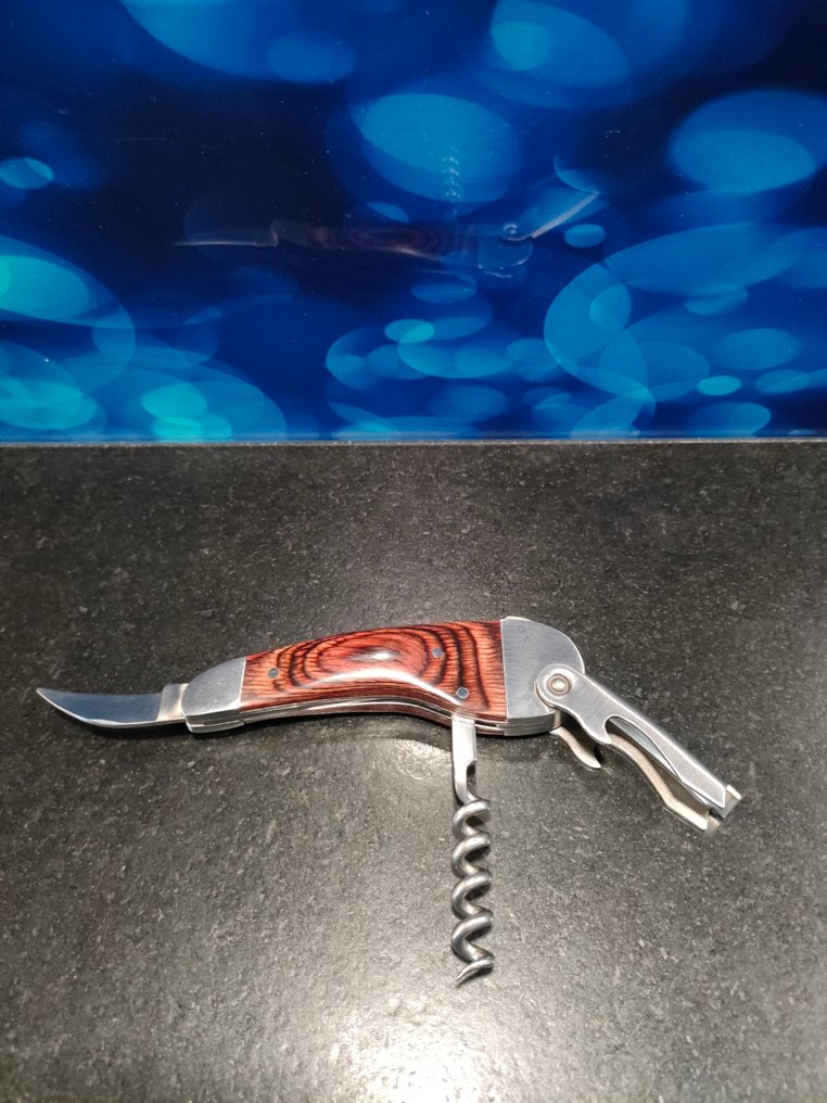 Laguiole - Τιρμπουσόν (3) -  Σετ κρασιού - Μέταλλο, Ξύλο, Καουτσούκ #1.0