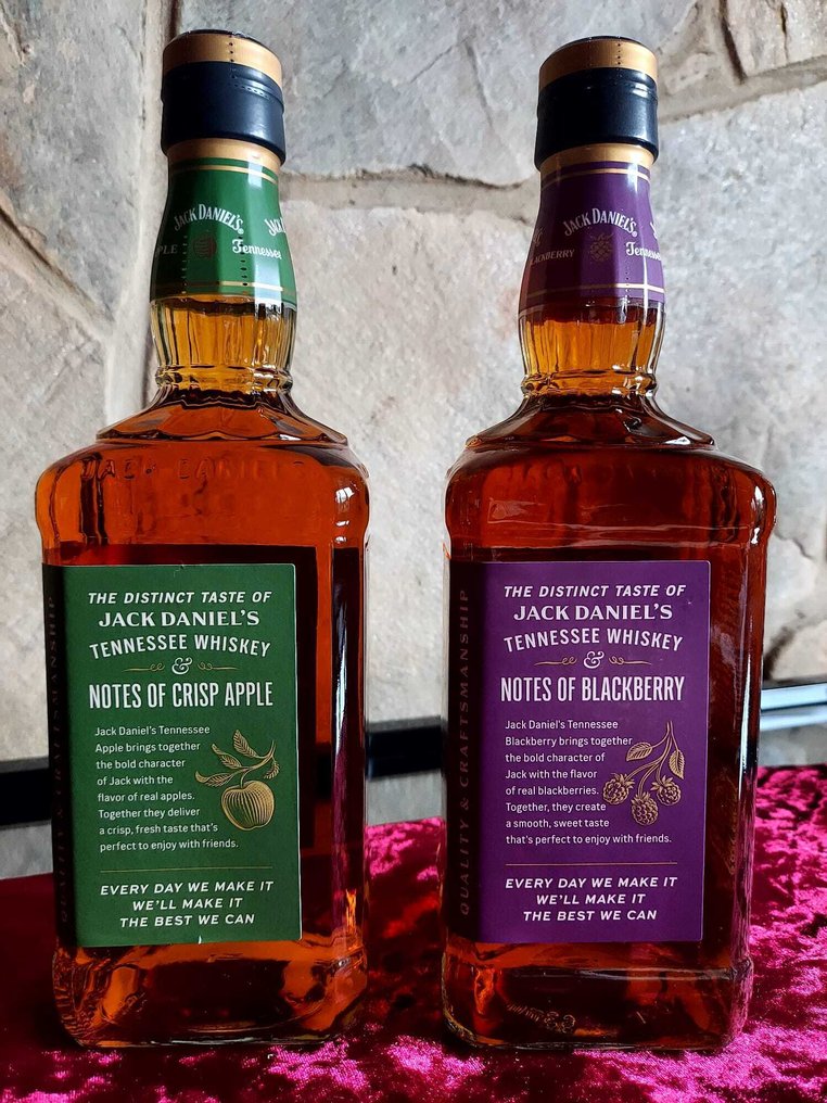 Jack Daniel's Tennessee Apple & Tennessee Blackberry  - 70 cl - 2 flaskor #1.0