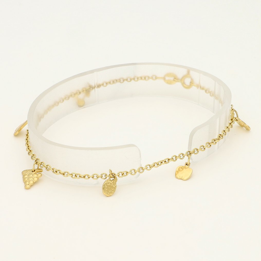 Bracciale con charm - 18 carati Oro giallo #1.0
