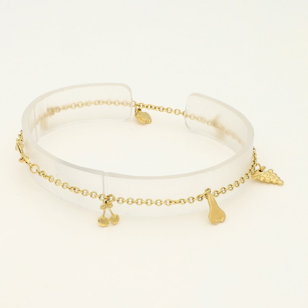 Bracciale con charm - 18 carati Oro giallo #4.3