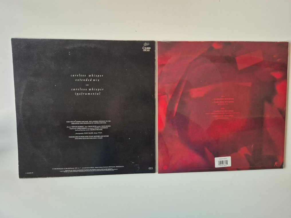 George Michael - Careless Whisper - Vinylplade - 1. aftryk - 1984 #4.3