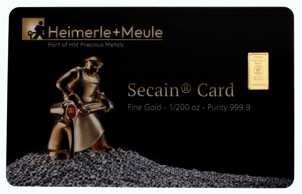1/200 Ounce - Gold .999 - Heimerle + Meule, Germany - With certificate  (No reserve price) #2.1