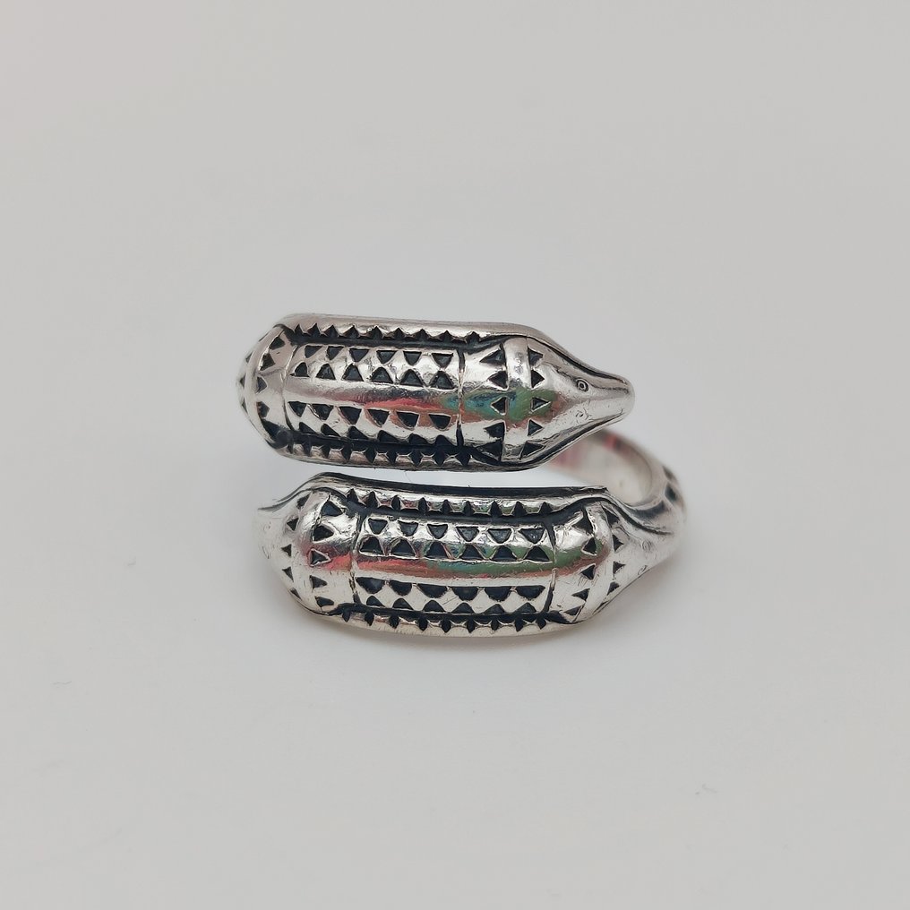 Zonder minimumprijs - David-Andersen - Ring - Saga Zilver #1.0