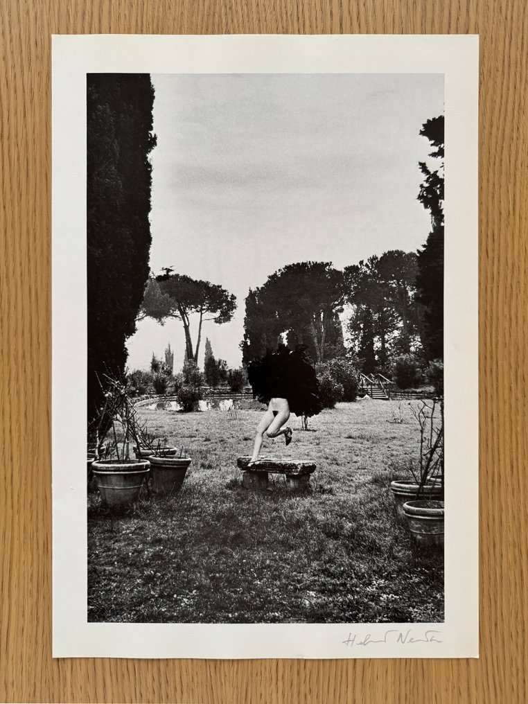 Helmut Newton (1920–2004) - In a garden near Rome, 1977 #2.1