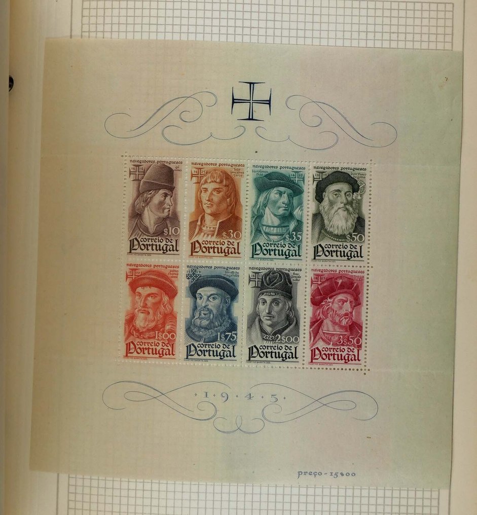 葡萄牙  - 丰富的大部分盖有邮戳的收藏在预制相册中 #1.0