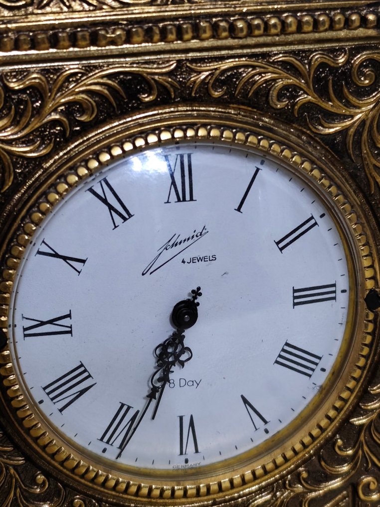 时钟 - Adolf Kuhlmann -  老式 - 镀金青铜 - 1960-1970 - 法式锅 #2.1