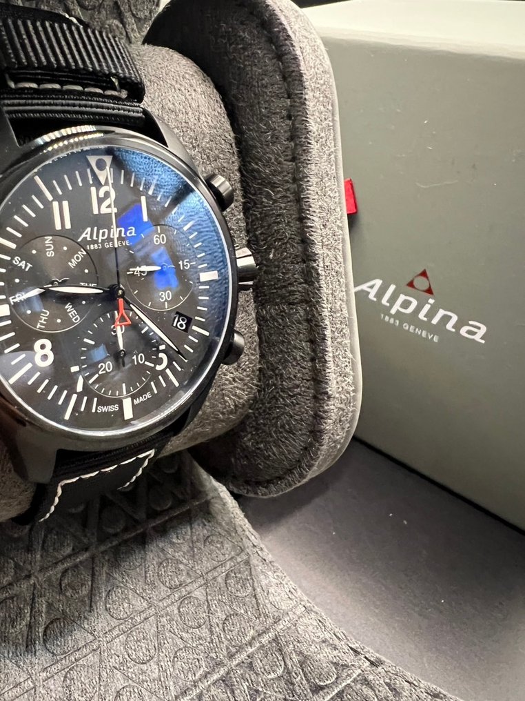 Alpina - Startimer Pilot Chronograph - χωρίς τιμή ασφαλείας - AL371BB4FBS6 - Άνδρες - 2010-2020  #4.3
