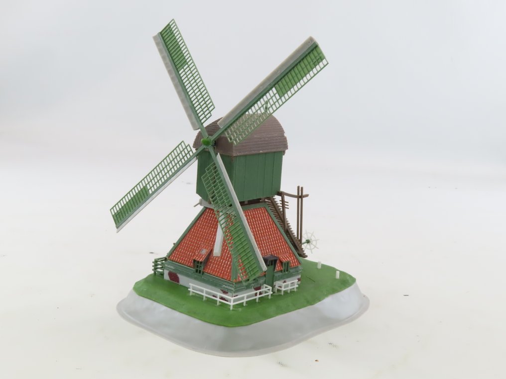 Faller, Busch H0轨 - 1445/130387/-573/190655 - 模型火车建筑物 (4) - 黑森林机械化水车、机械化风车和两座黑森林住宅 #3.2