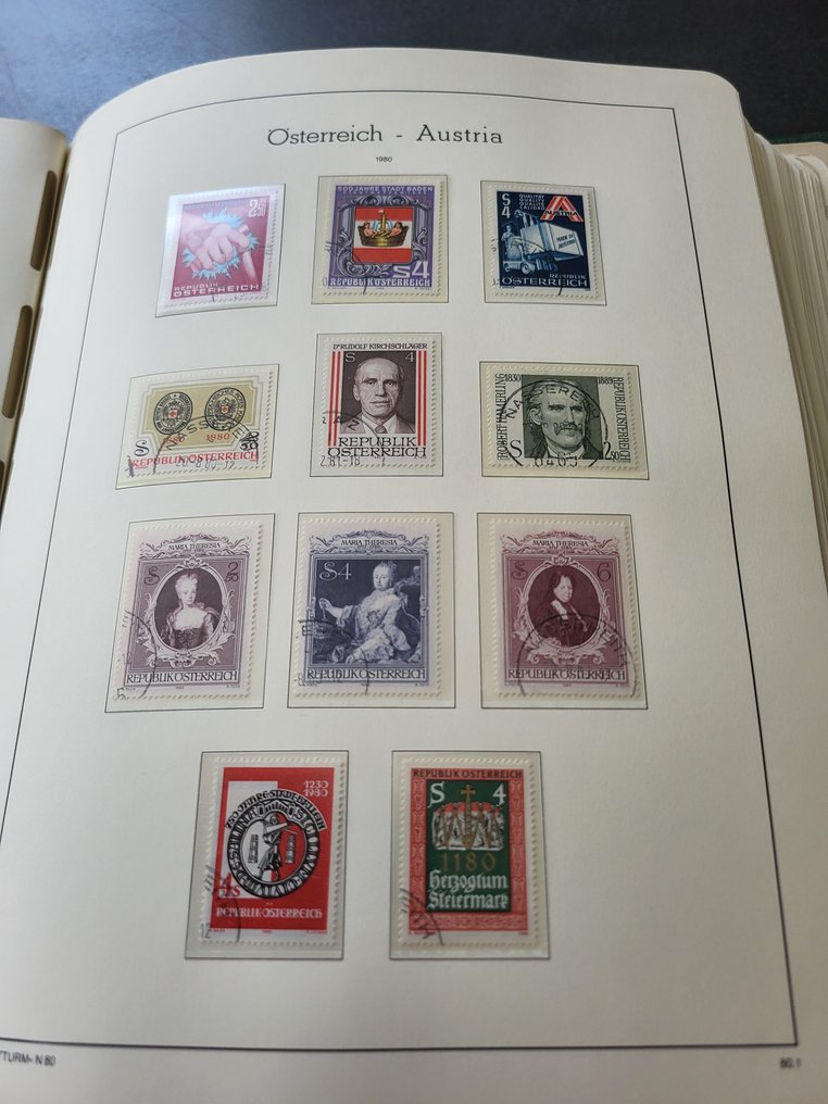 Austria 1975/2004 - Most used collection in album #1.0