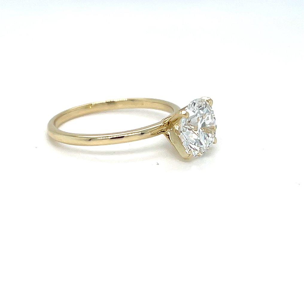 沒有保留價 - 戒指 - 14 克拉 黃金 -  2.00ct. tw. 鉆石 (實驗室培育) #4.3