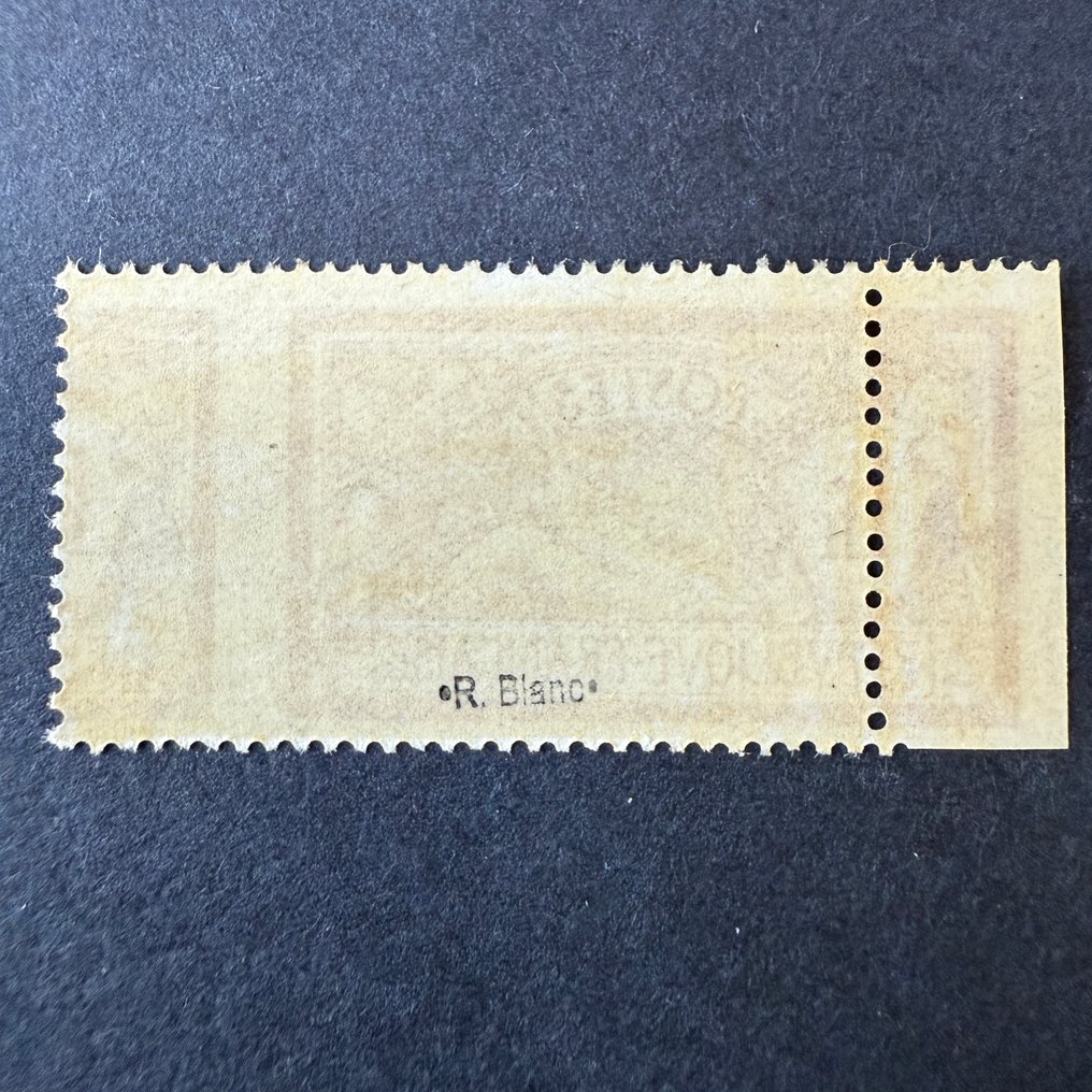 法國  - Yvert 121 “Merson 1fr” 马鞍式新钉 **（regommé） #1.0