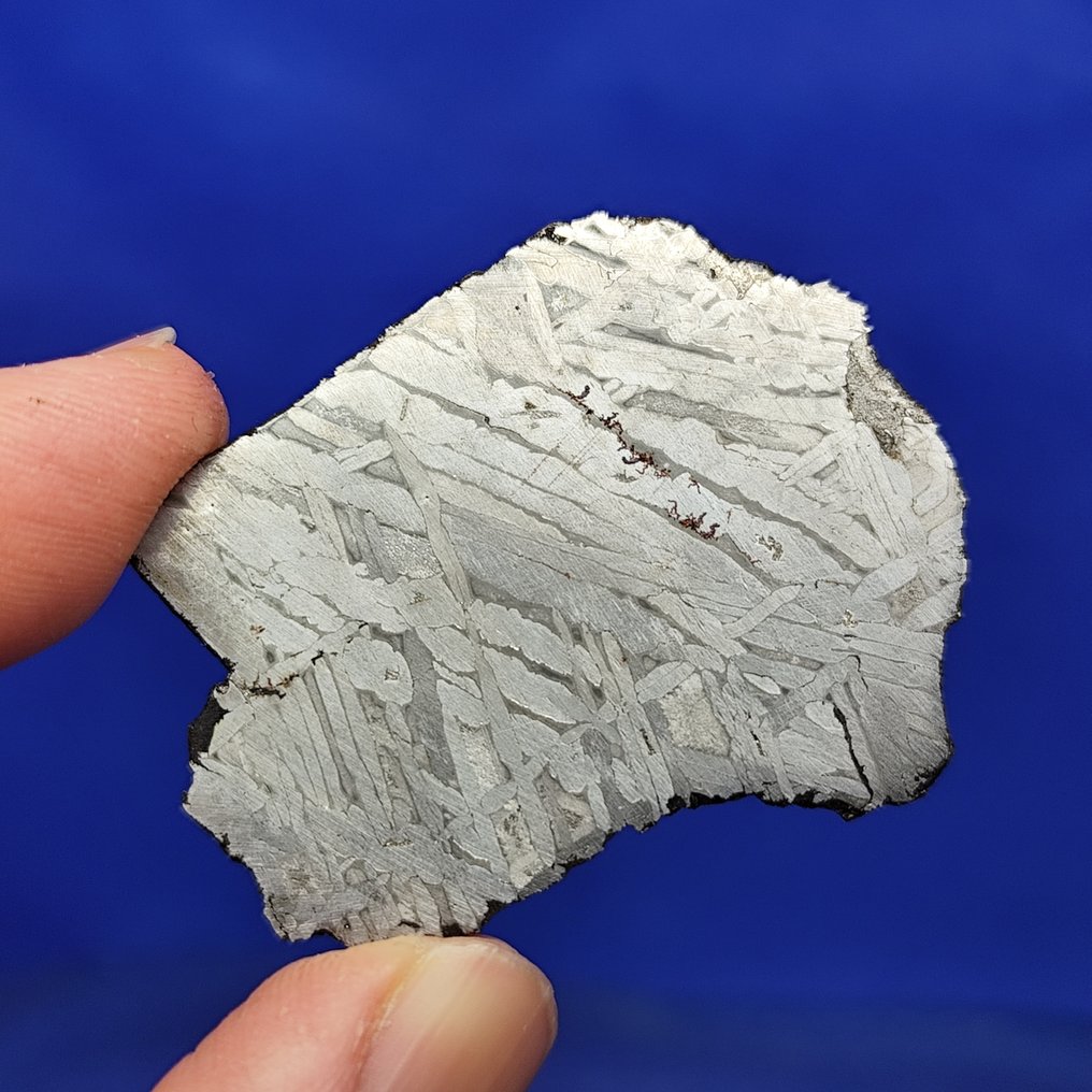 IRON METEORITE, Aletai (China, 1898) Widmanstätten pattern. Best quality. - 11.3 g #4.3