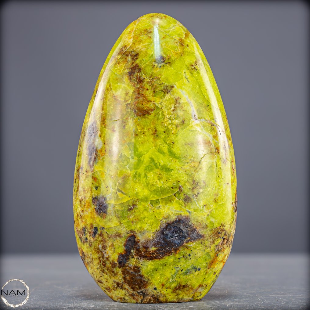 Εξαίρετο Πράσινο Οπάλ ελεύθερου σχήματος – Ένα αριστούργημα γεμάτο ενέργεια και εκφραστική δύναμη.- 860.69 g #1.0
