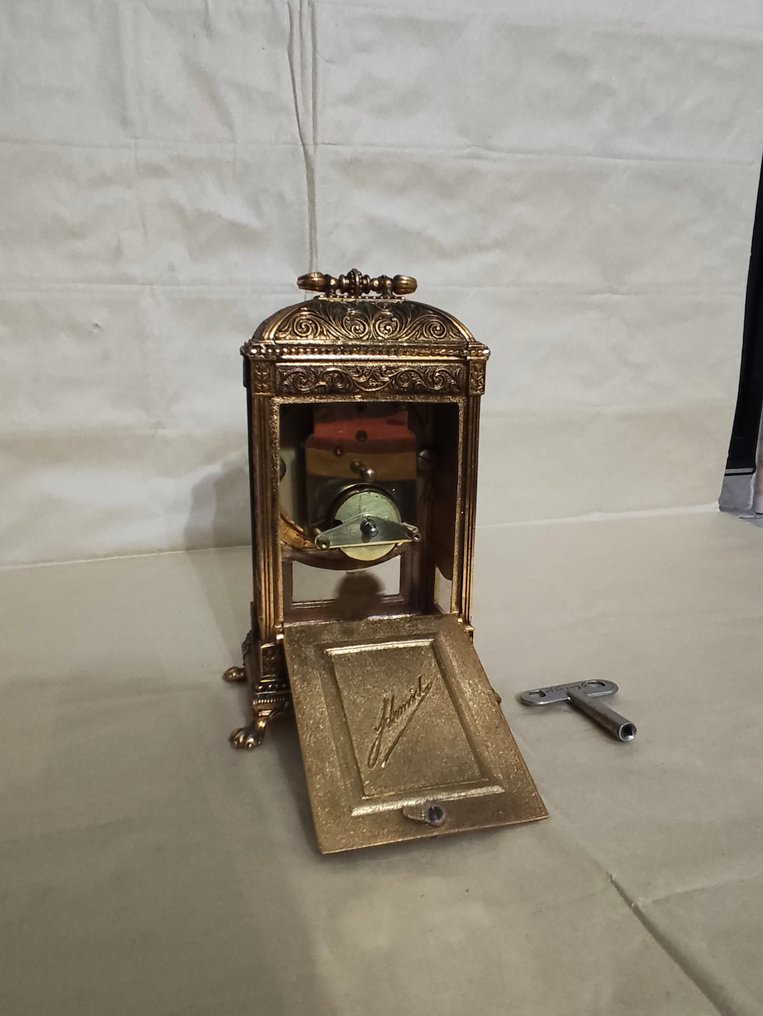 时钟 - Adolf Kuhlmann -  老式 - 镀金青铜 - 1960-1970 - 法式锅 #3.2