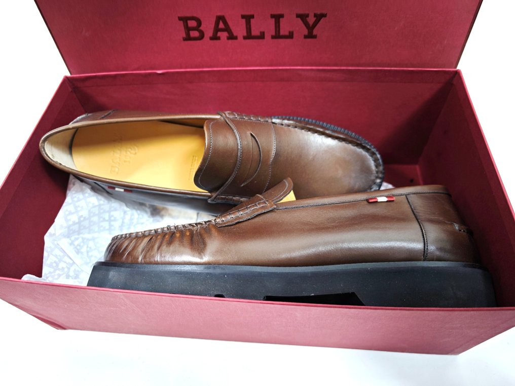 Bally - NEW - 100% Calf Leather - 懶漢鞋 - 尺寸: EU 43 #1.0