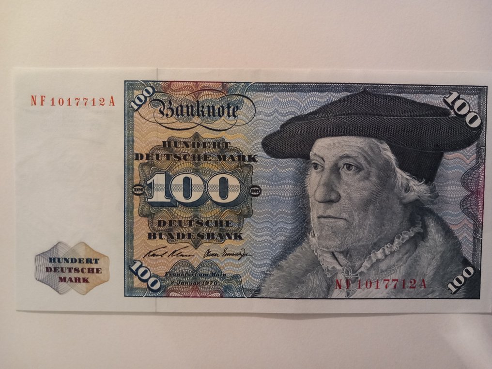 德国，联邦共和国. - 100 Deutsche Mark 1970 - Pick 34a  (没有保留价) #1.0