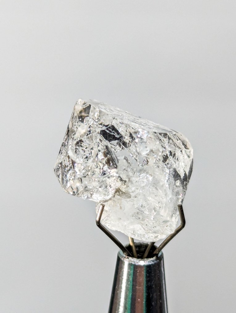 15,9 ct - Αποκλειστικό αυθεντικό Herkimer Diamond από τη Νέα Υόρκη, Πιστοποιημένο. Δείγμα - Ύψος: 28 mm - Πλάτος: 12 mm- 3.18 g - (1) #3.2