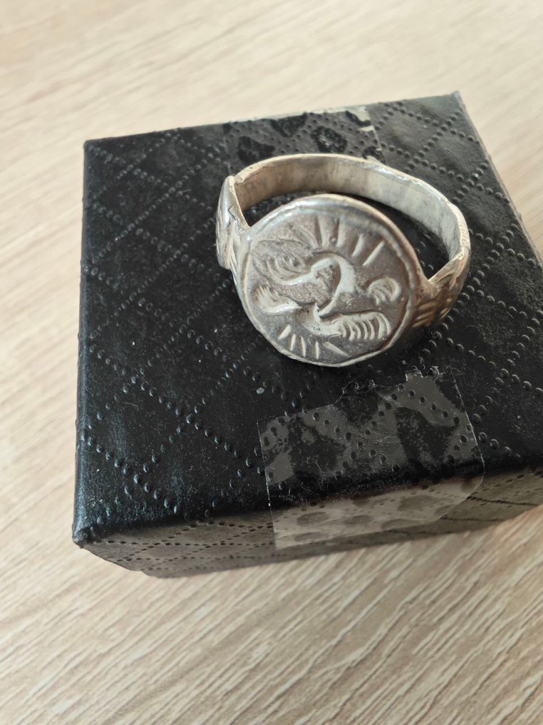 Μεσαιωνική, εποχή σταυροφόρων Ασημί σφραγίδας  (χωρίς τιμή ασφαλείας) #1.0