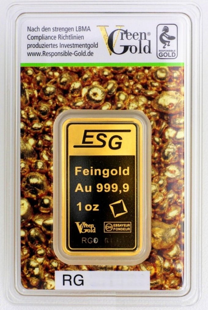 1 Troy Ounce - Oro .999 - ESG - Auropelli - Valcambi SA - Sigillato e con certificato #1.0