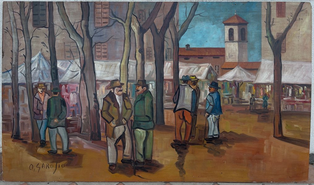 O. Garosio - Il mercato in piazza #1.0