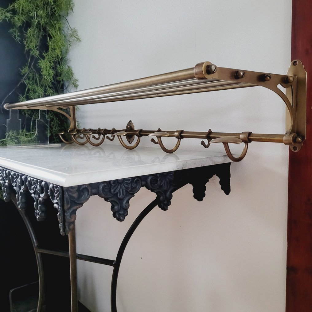 Art Deco, Barlington, Wandkapstop, 1960 - Κρεμάστρα παλτό - Ορείχαλκος #3.2