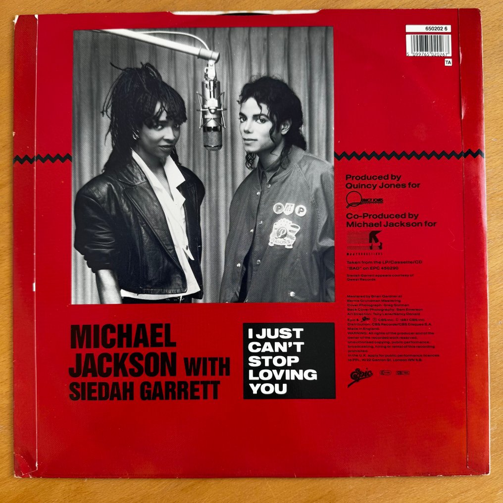 Michael Jackson - 6 great records from Michael Jackson - 多个标题 - 黑胶唱片 - 1987 #2.1