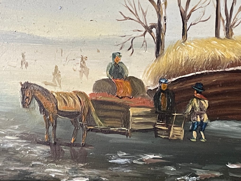 Biggs & Sons - Barok Schilderij Wintertafereel #4.3