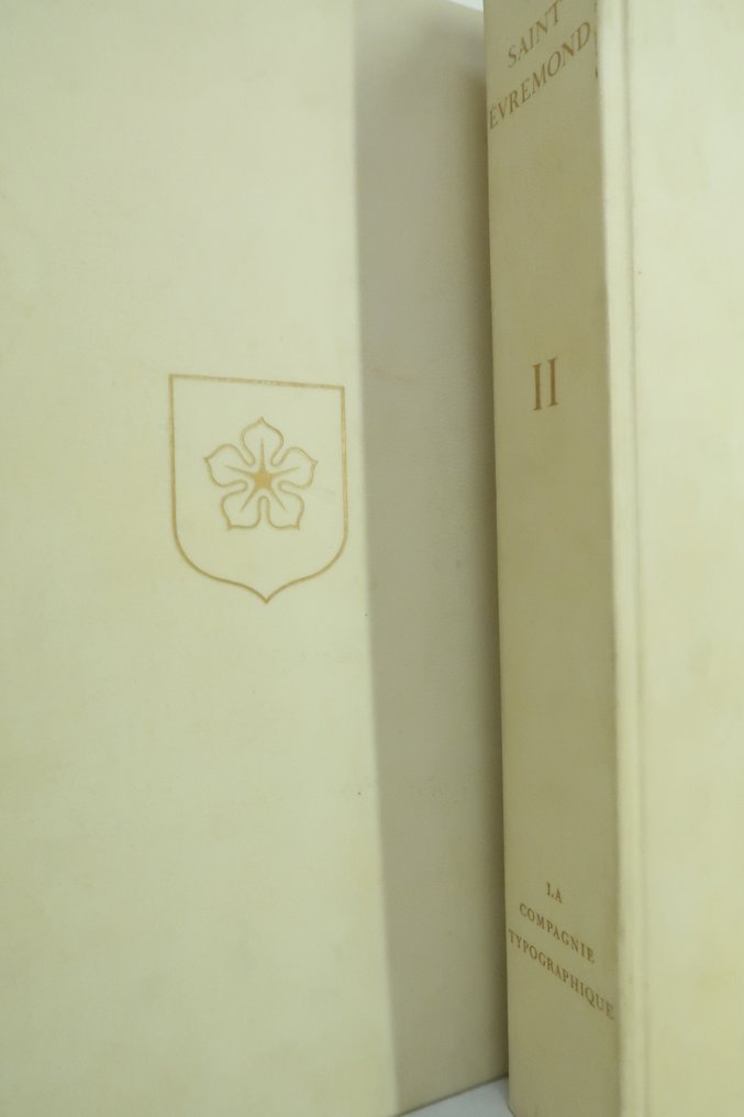 Saint-Evremond - Œuvres [tirage unique à 88 ex. num. sur vélin] - 1954 #3.2